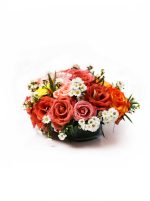 Belleza Natural: 22 Rosas con Manzanilla, Eucalipto y Aliento de Bebé en una Exquisita Presentación - Imagen 4